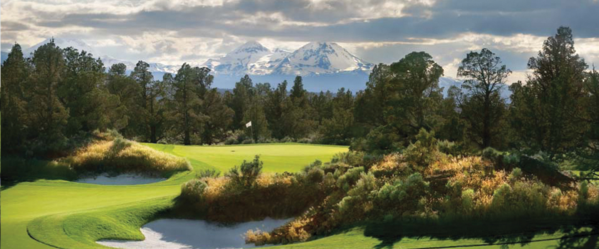 golf course in the mountains